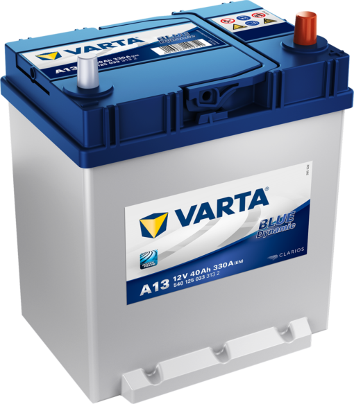 VARTA Blue Dynamic Batteri 12V 40AH 330CCA (187x127x200/227mm) +høyre A13