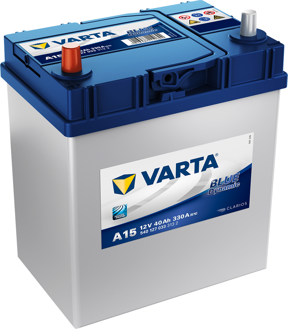 VARTA Blue Dynamic Batteri 12V 40AH 330CCA (187x127x200/227) +venstre A15