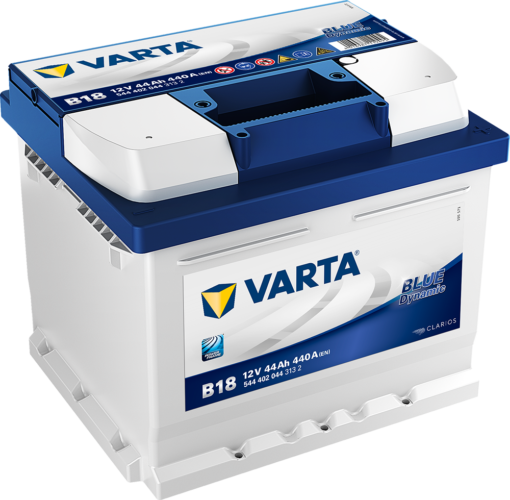 VARTA Blue Dynamic Batteri 12V 44AH 440CCA (207x175x175/175mm) +høyre B18