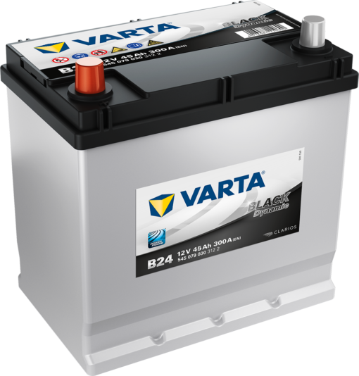 VARTA Black Dynamic Batteri 12V 45AH 300CCA (219x135x200/225mm) +venstre B24