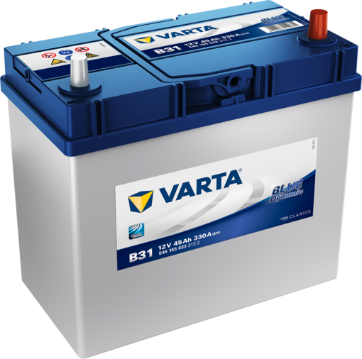 VARTA Blue Dynamic Batteri 12V 45AH 330CCA (238x129x200/227mm) +høyre B31