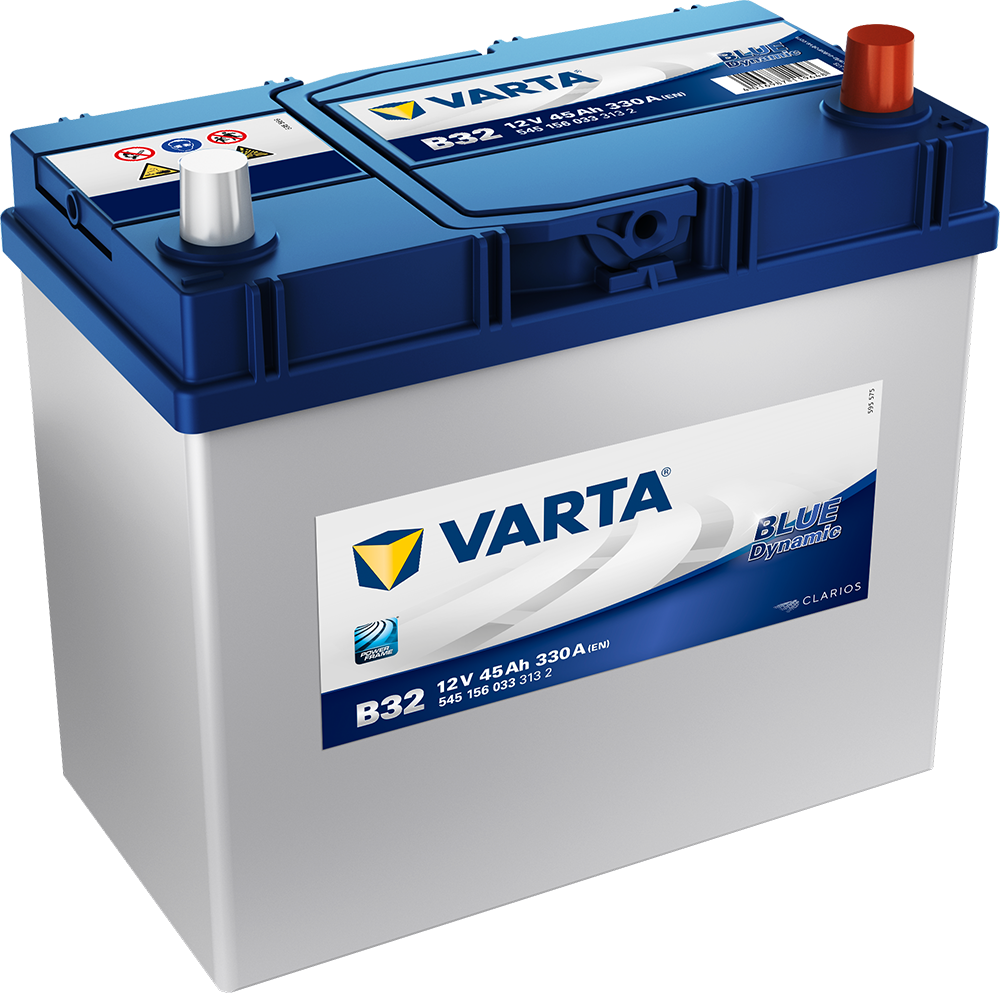 VARTA Blue Dynamic Batteri 12V 45AH 330CCA (238x129x200/227mm) +høyre B32