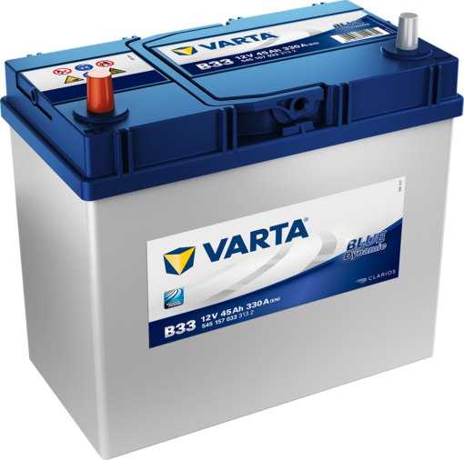 VARTA Blue Dynamic Batteri 12V 45AH 330CCA (238x129x200/227mm) +venstre B33