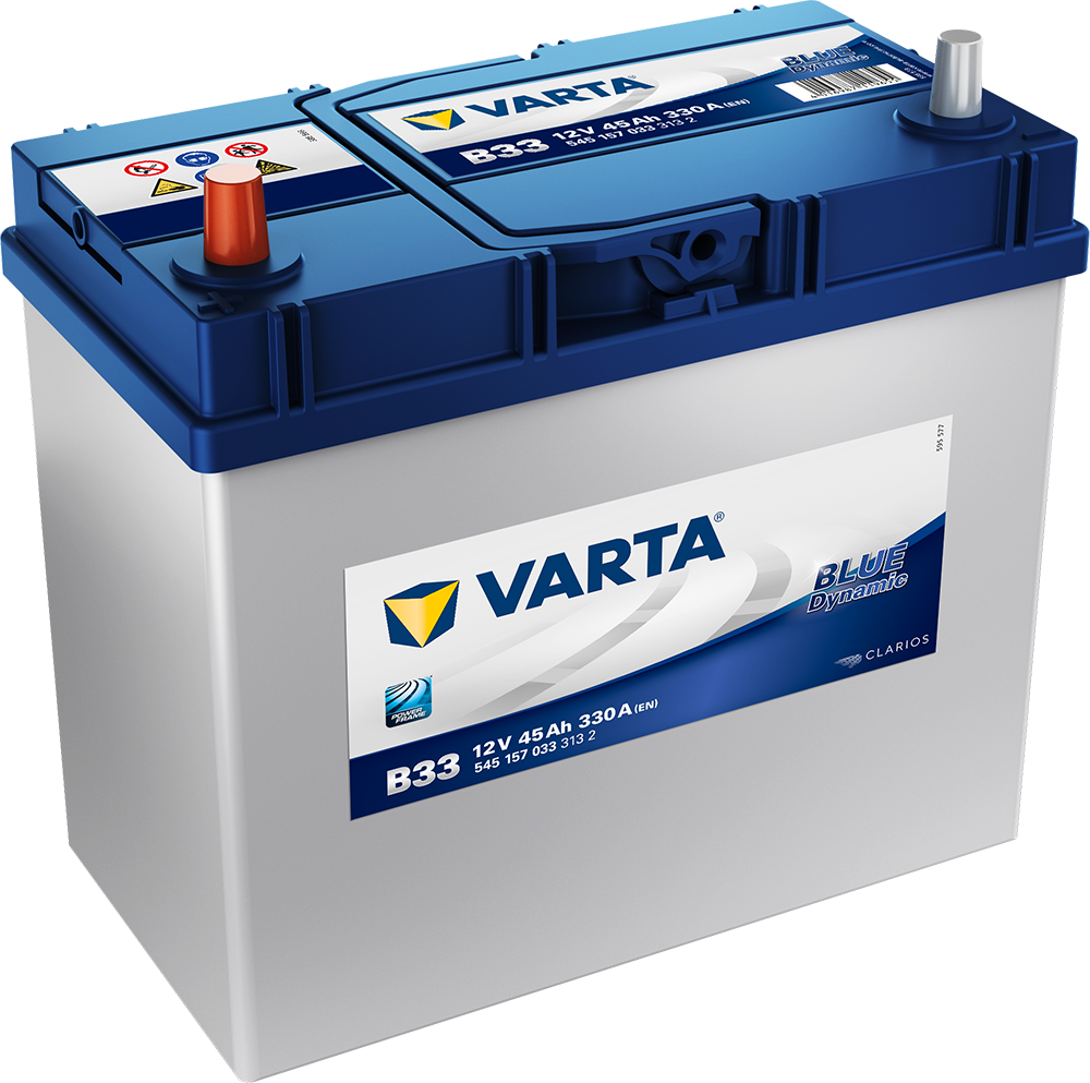 VARTA Blue Dynamic Batteri 12V 45AH 330CCA (238x129x200/227mm) +venstre B33