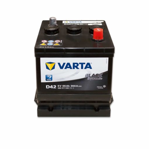 VARTA Promotive Black Batteri 6V 66AH 360CCA (178x175x188mm) +diagonalt D42