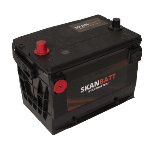 SKANBATT Startbatteri 12V 80AH 800CCA (260x179x180/207mm) +venstre