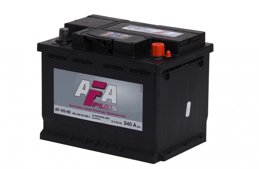 AFA Plus Batteri 12V 56AH 480CCA (242x175x190/190mm) +høyre