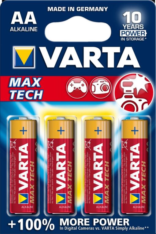 VARTA Max Tech AA 1,5V 4-pakning