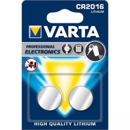 VARTA Lithium CR2016 3V 2-Pakning