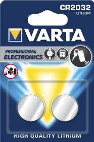 VARTA Lithium CR2032 3V 2-Pakning