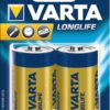 VARTA Longlife D 1,5V 2-pakning