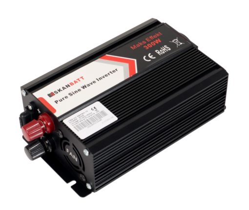 SKANBATT Inverter 12V 300W Ren Sinus