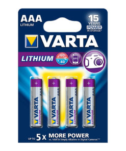 VARTA Lithium AAA 1,5V 4-pakning