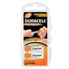 Duracell 1,4V 6-pk DA13N6 Høreapparat