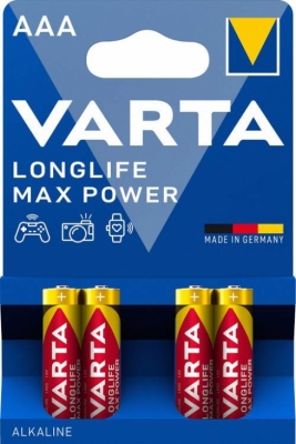 Longlife Max Power AAA 4-pakning