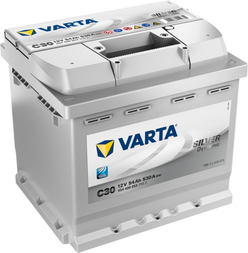 VARTA Silver Dynamic Batteri 12V 54AH 530CCA (207x175x190/190mm) +høyre C30