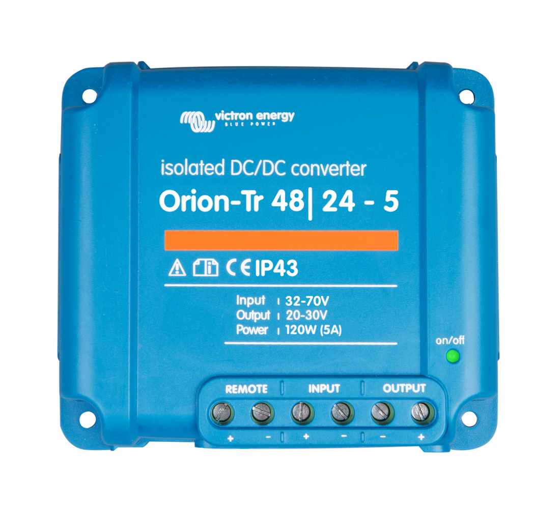 VICTRON Orion TR Omformer DC-DC 48>24V 5A (Galvanisk isolert)