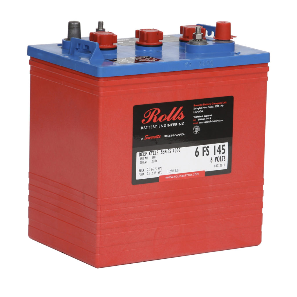 ROLLS 6-FS-145 Deep Cycle Batteri 6V 250AH (259x181x290mm)