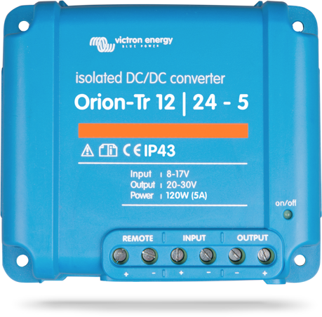 VICTRON Orion TR Omformer DC-DC 12>12V 18A (Galvanisk isolert)