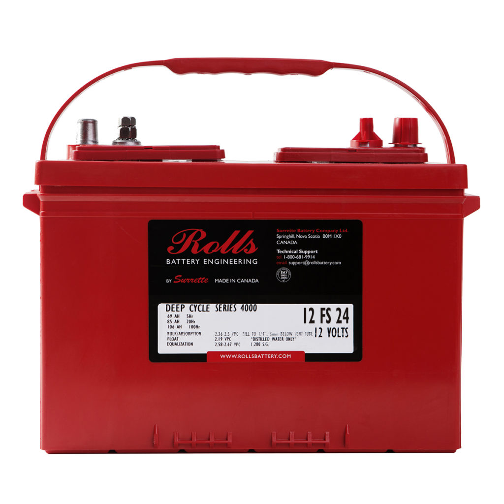 ROLLS 12-FS-24 Deep Cycle Batteri 12V 85AH (279x171x238mm)