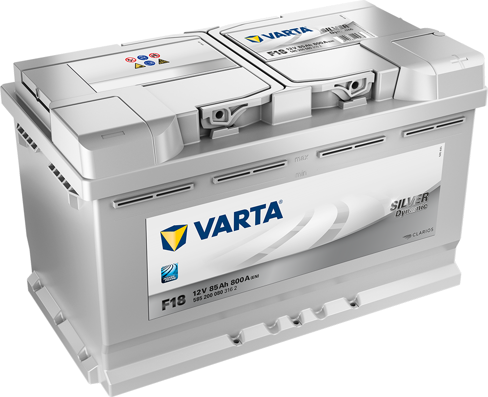 VARTA Silver Dynamic Batteri 12V 85AH 800CCA (315x175x175/175mm) +høyre F18