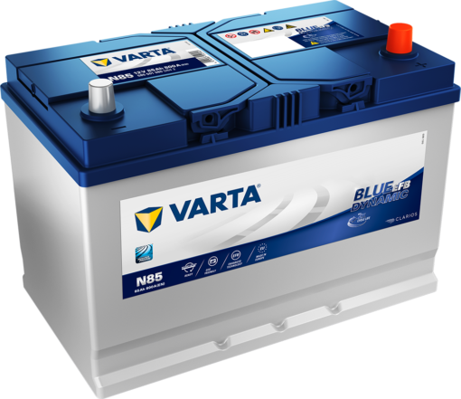 VARTA Blue Dynamic EFB Batteri 12V 85AH 800CCA (306x173x225mm) +høyre N85