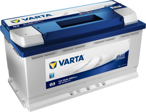 VARTA Blue Dynamic Batteri 12V 95AH 800CCA (353x175x190/190mm) +høyre G3