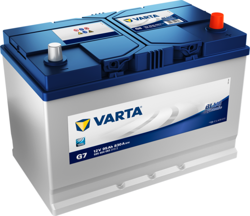 VARTA Startbatteri Blue Dynamic 12V 95AH 830CCA (306x173x200/225mm) +høyre G7