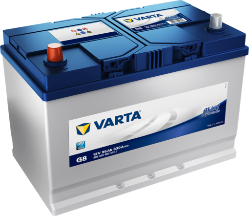 VARTA Startbatteri Blue Dynamic 12V 95AH 830CCA (306x173x200/225mm) +venstre G8