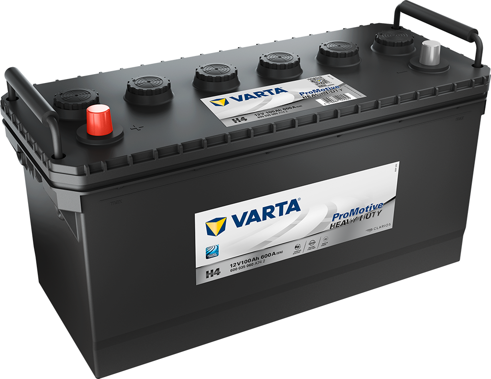 VARTA Promotive HD Batteri 12V 100AH 600CCA (413x175x200/220mm) +venstre H4