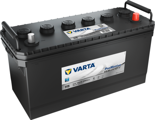 VARTA Promotive HD Batteri 12V 100AH 600CCA (413x175x200/220mm) +høyre H5