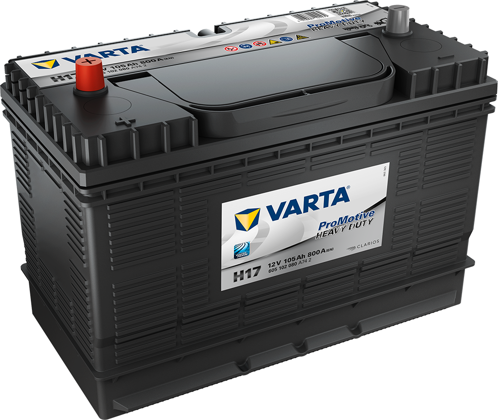 VARTA Promotive HD Batteri 12V 105AH 800CCA (330x172x220/240mm) +midtstilt H17