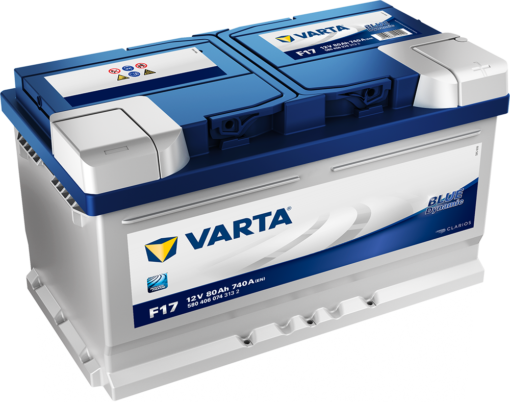 VARTA Blue Dynamic Batteri 12V 80AH 740CCA (315x175x175/175mm) +høyre F17