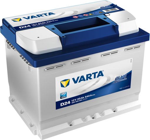 VARTA Blue Dynamic Batteri 12V 60AH 540CCA (242x175x190/190mm) +høyre D24