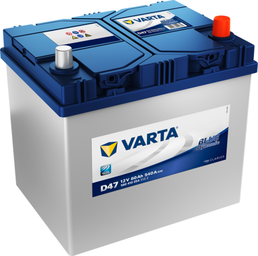 VARTA Blue Dynamic Batteri 12V 60AH 540CCA (232x173x200/225mm) +høyre D47