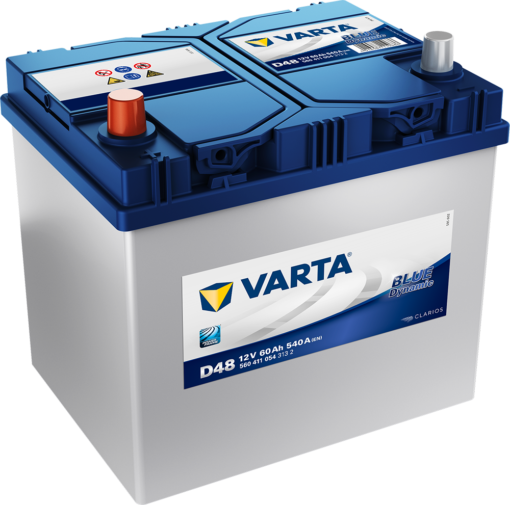 VARTA Blue Dynamic Batteri 12V 60AH 540CCA (232x173x200/225mm) +venstre D48