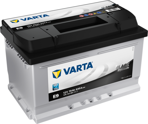 VARTA Black Dynamic Batteri 12V 70AH 640CCA (278x175x175/175mm) +høyre E9