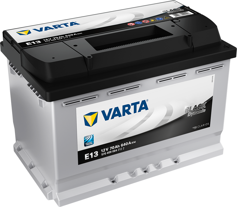 VARTA Black Dynamic Batteri 12V 70AH 640CCA (278x175x190/190mm) +høyre E13