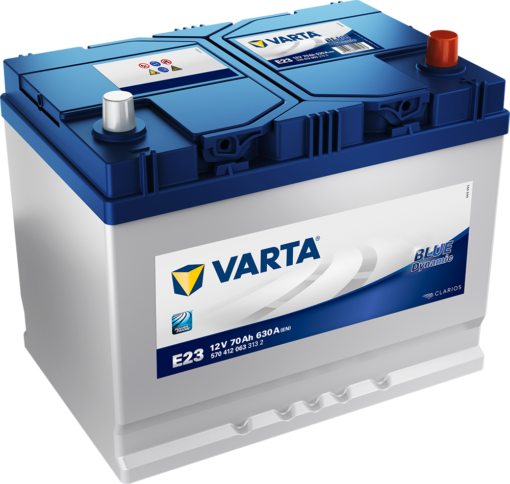 VARTA Blue Dynamic Batteri 12V 70AH 630CCA (261x175x200/220mm) +høyre E23