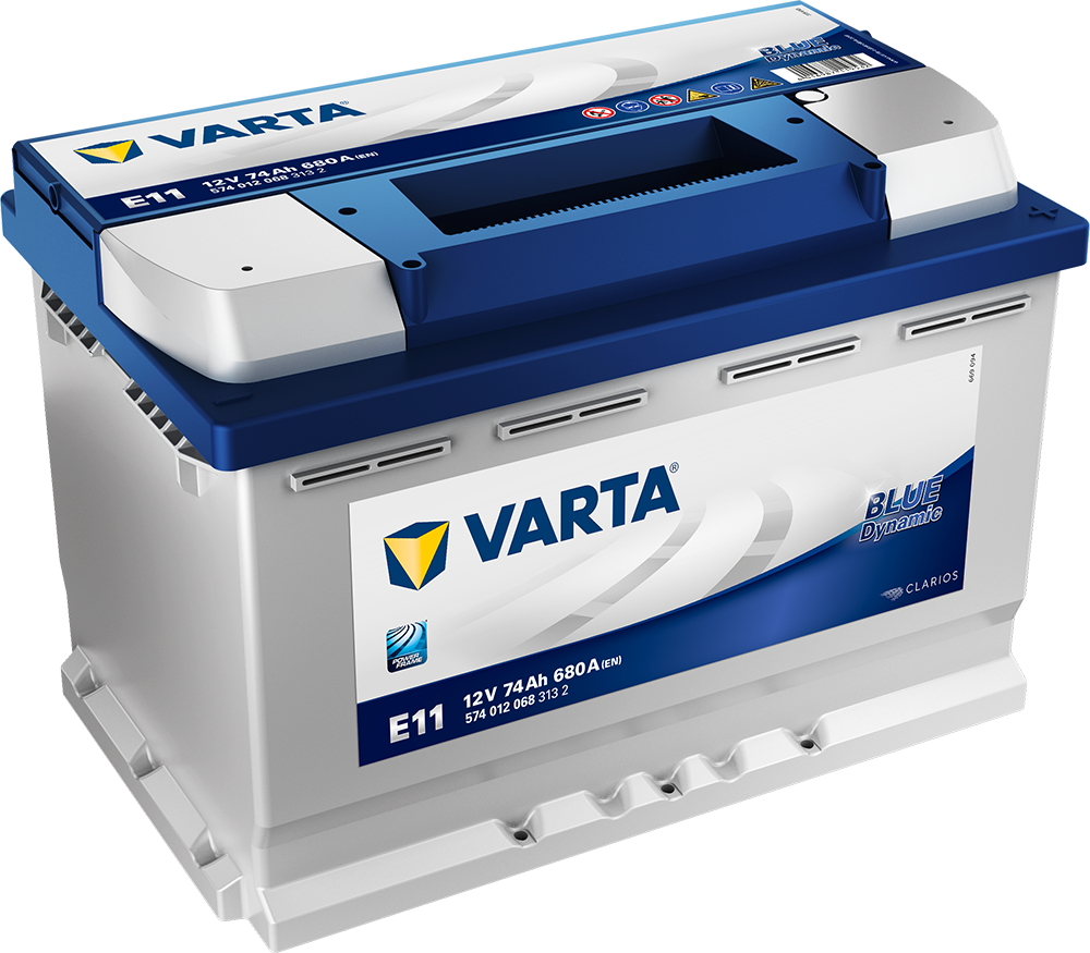 VARTA Blue Dynamic Batteri 12V 74AH 680CCA (278x175x190/190mm) +høyre E11