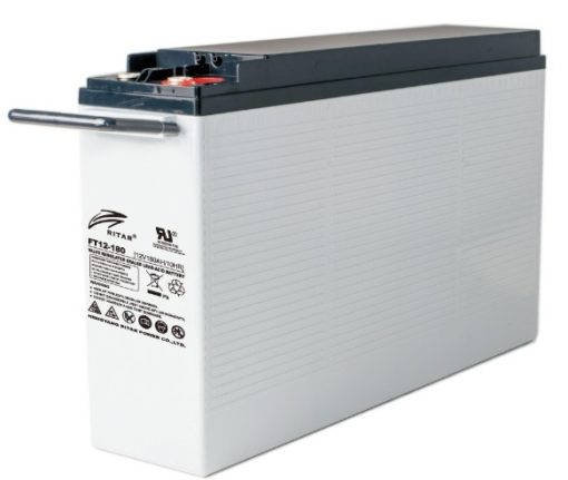 RITAR AGM Batteri 12V 180AH - Frontterminaler