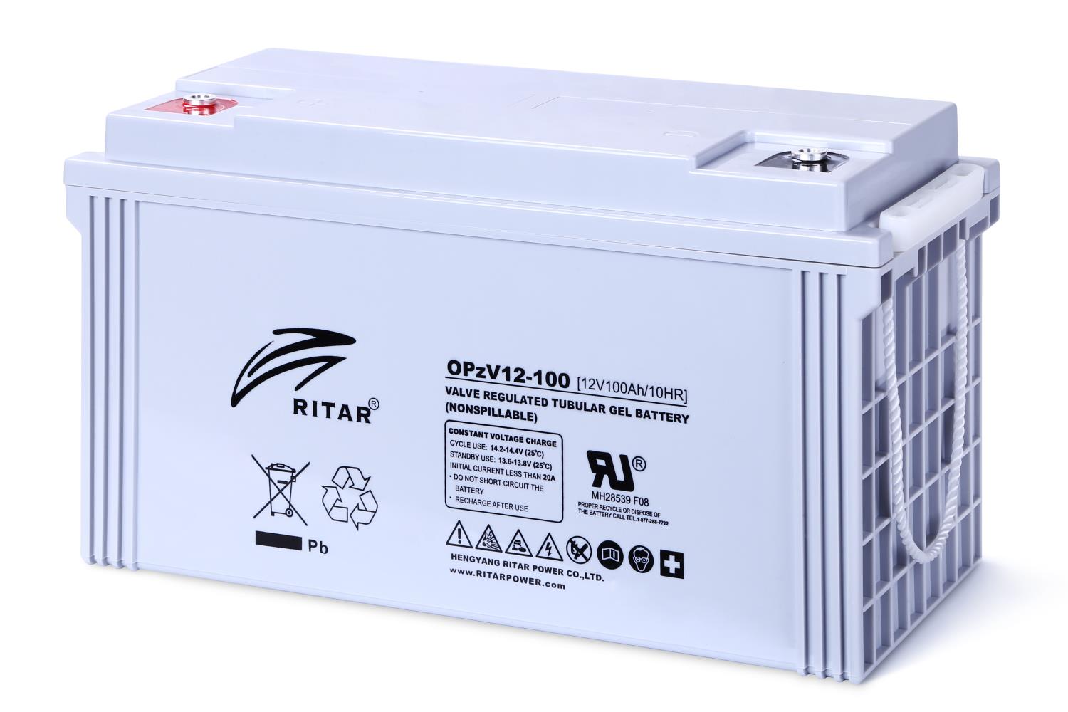 RITAR OPzV Serien GEL Batteri 12V 100Ah