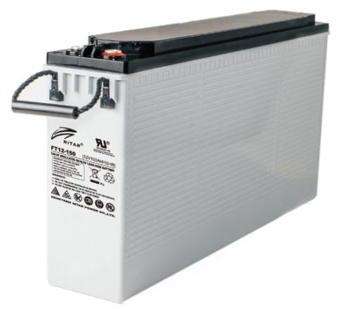 RITAR AGM Batteri 12V 150AH - Frontterminaler