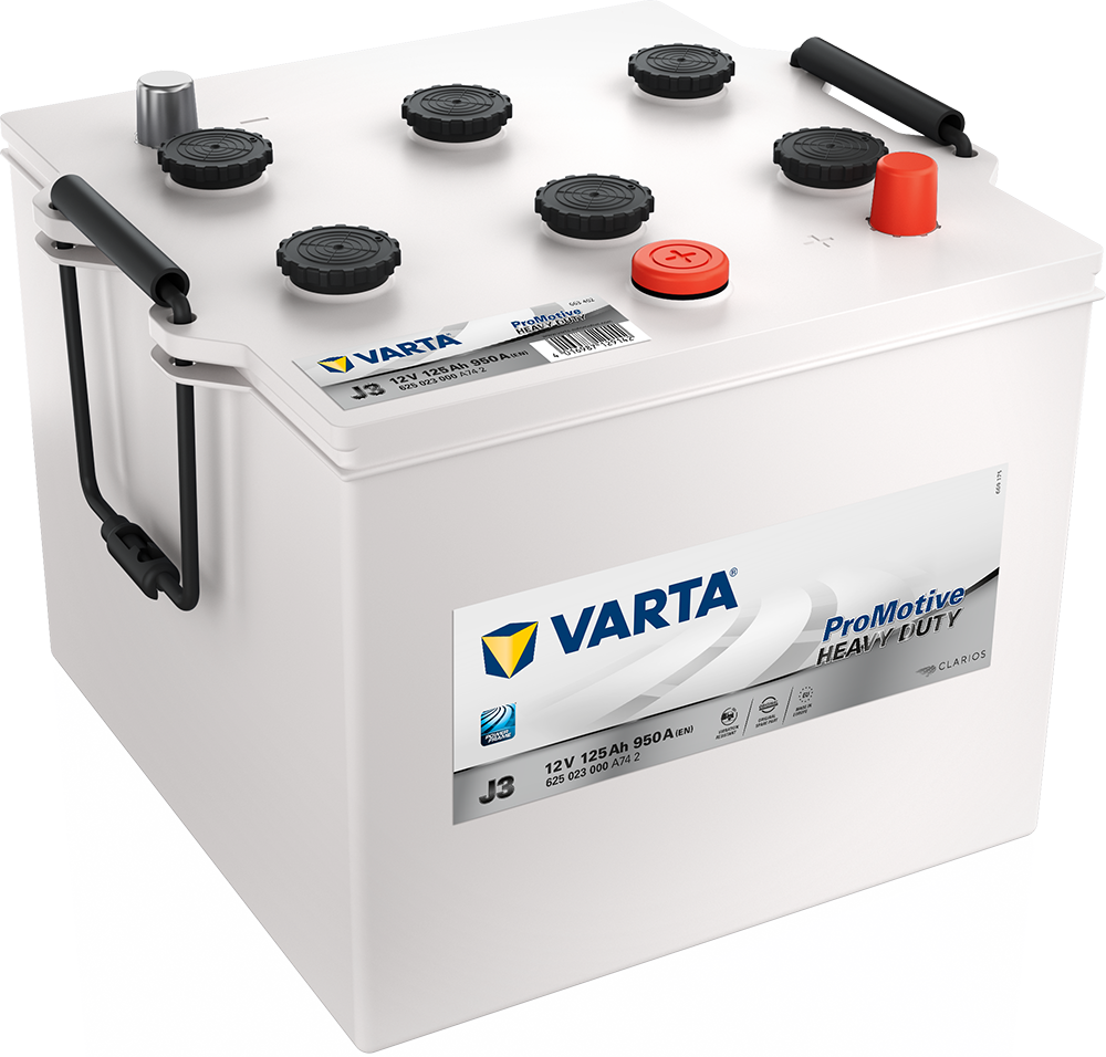 VARTA Promotive Black Batteri 12V 125AH 950CCA (286x269x210/230mm) +diagonalt J3