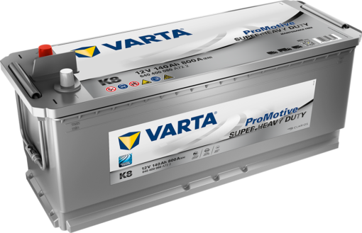 VARTA Promotive SHD Batteri 12V 140AH 800CCA (513x189x203/223mm) +venstre K8