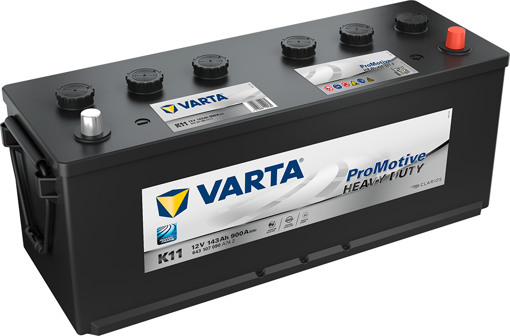 VARTA Promotive Black Batteri 12V 143AH 900CCA (508x174x190/205mm) +høyre K11