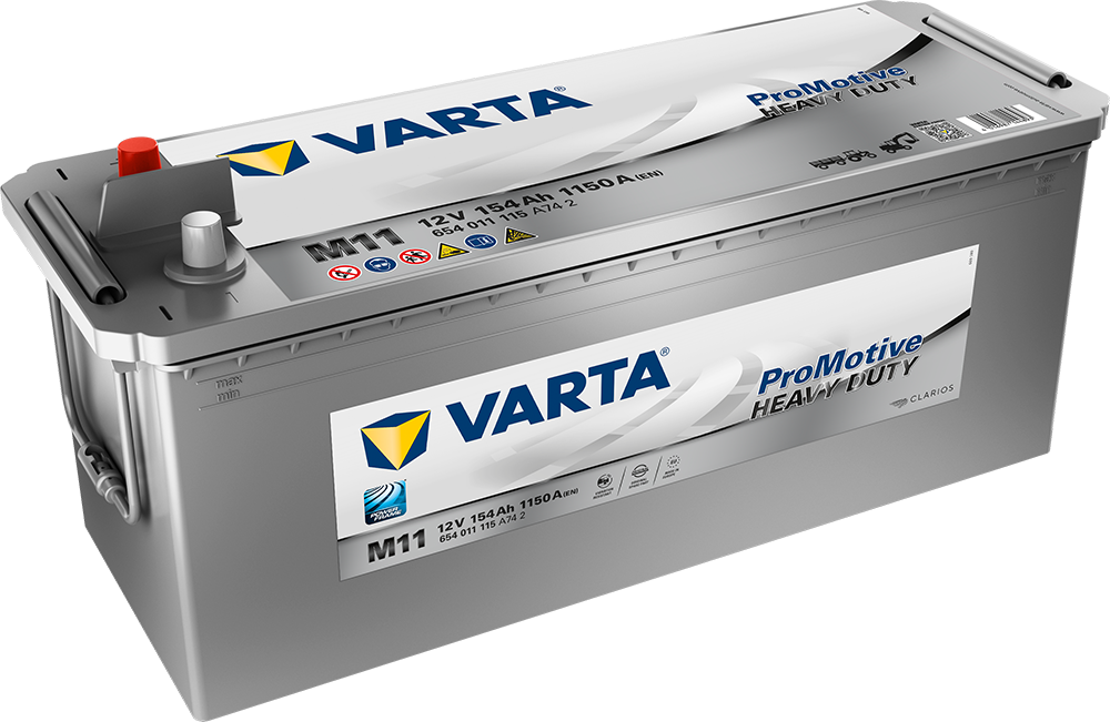 VARTA Promotive Heavy Duty 12V 154AH 1150CCA (513x189x205/223mm) +venstre M11