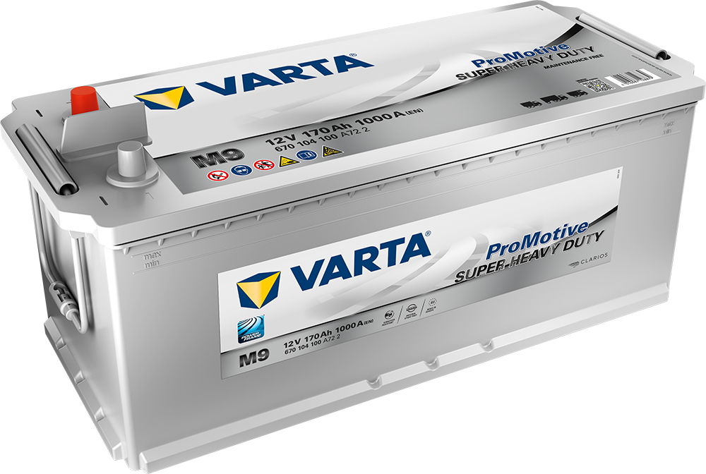 VARTA Promotive SHD Batteri 12V 170AH 1000CCA (513x223x203/223mm) +venstre M9