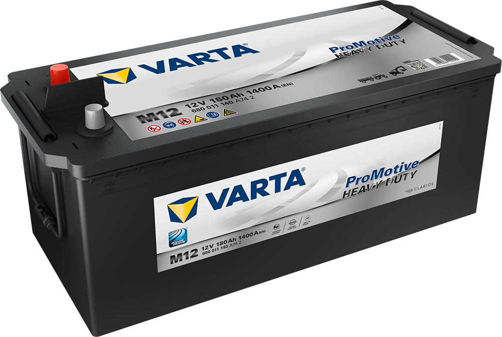 VARTA Promotive Black Batteri 12V 180Ah 1400CCA (513x223x223mm) +venstre M12