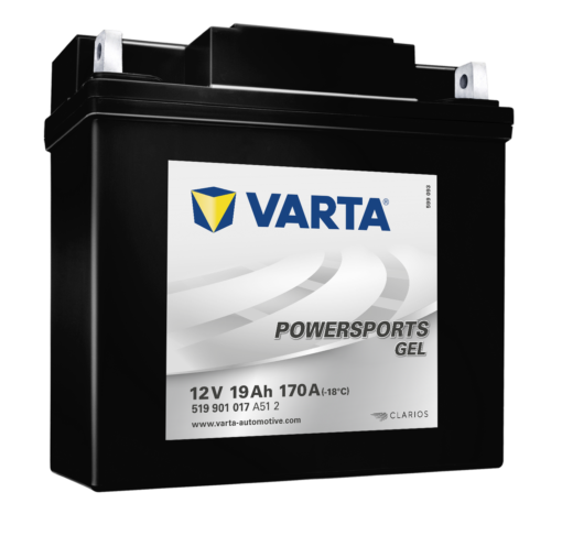 VARTA GEL MC Batteri 12V 19AH 170CCA (186x82x173mm) +høyre